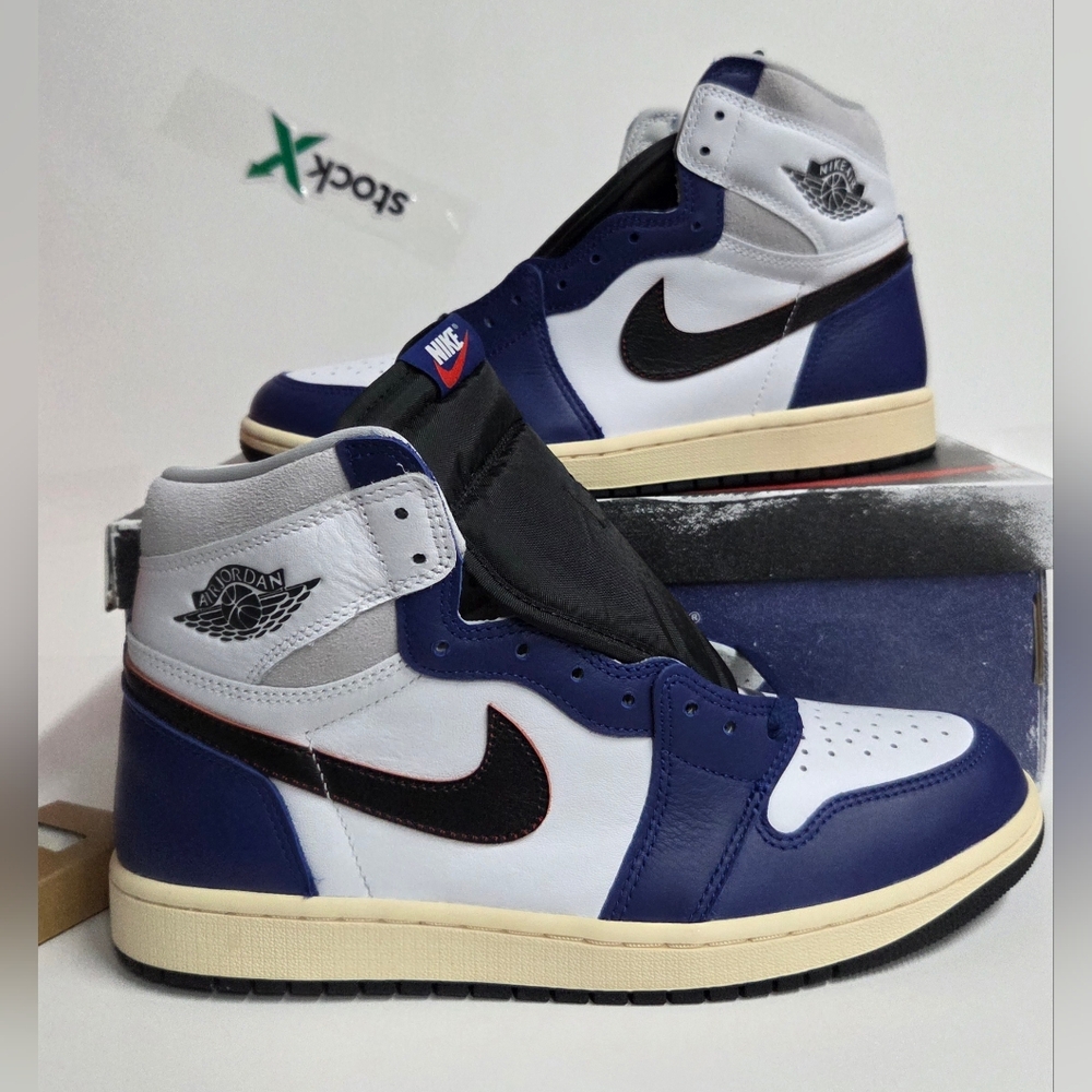 Nike Air Jordan 1 Retro High OG Size 10 DZ5485-100 Rare Air Deep Royal Blue NEW!